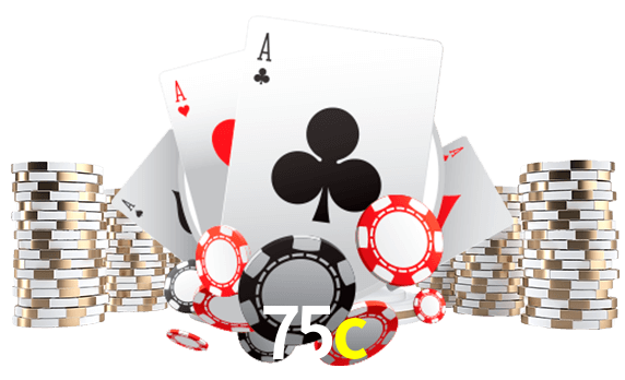 Jogue jogos de pôquer em 75c